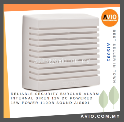 Reliable Security Burglar Alarm Internal Siren 12V DC Powered 15 Watt 110dB Sound for Wired Alarm use AIS001