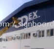 GDEX aluminium big 3d led frontlit signage signbaord at klang kuala lumpur puchong ALUMINIUM BIG 3D BOX UP LETTERING SIGNAGE