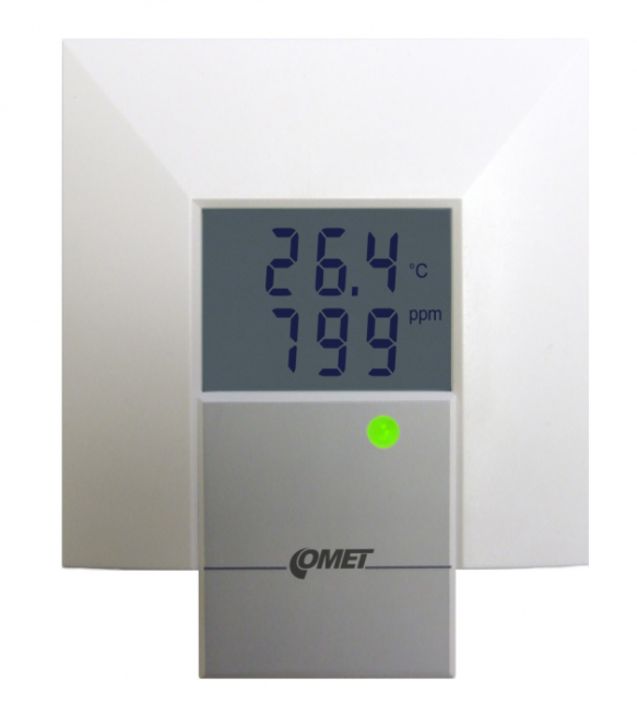 comet t8448 co2 concentration and temperature transmitter with rs485 output, built-in sensors