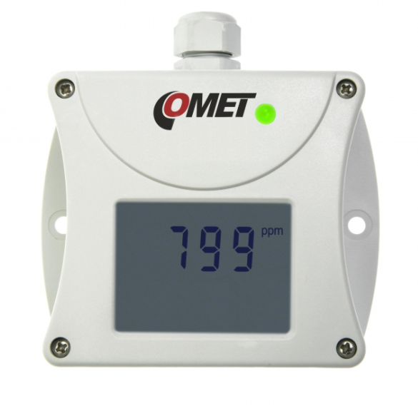 comet t5140 co2 concentration transmitter with 4-20ma output, built-in carbon dioxide sensor