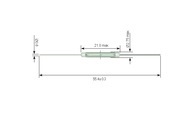 STANDEX ORD 229/17-20 AT KOFU Reed Switch ORD229