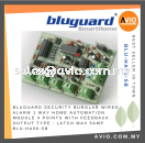 Bluguard Security Burglar Wired Alarm 1 Way Home Automation Module 4 Points with Feedback Output: Latch BLU-HA06-SB