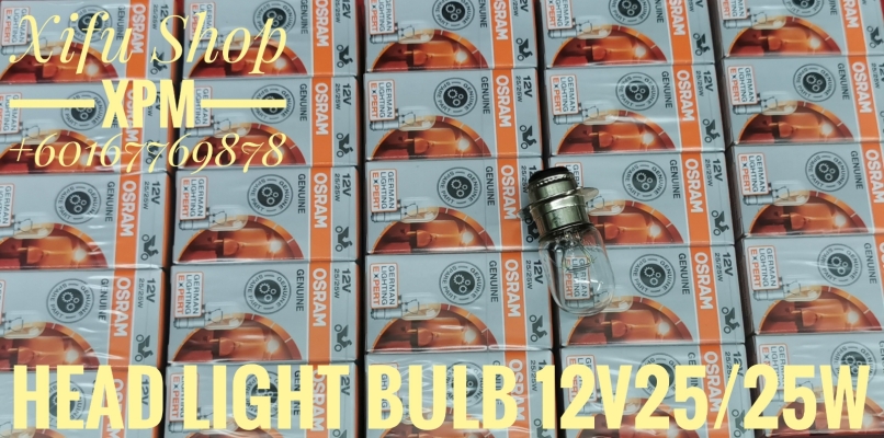 HEAD LIGHT BULB 100%ORIGINAL OSRAM 12V25/25W W125 7335 LWAEE