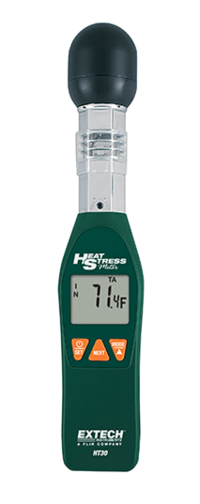 EXTECH HT30 : Heat Stress WBGT (Wet Bulb Globe Temperature) Meter