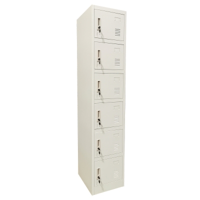 6 Compartment Steel Locker