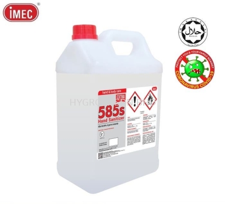 IMEC 585S EXTRA HAND SANITIZER >75% (5L)