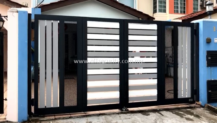 ALUMINIUM TRACKLESS FOLDING GATE