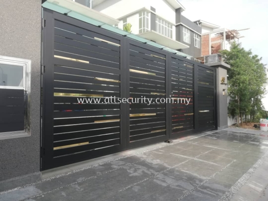 ALUMINIUM TRACKLESS FOLDING GATE