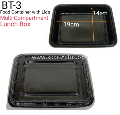 BT-3 Food Container with Lids 50pcs+/-