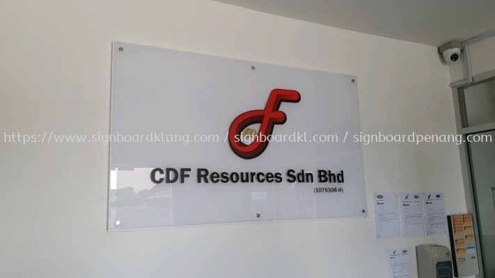 acrylic poster frame signage signboard at klang kuala lumpur puchong