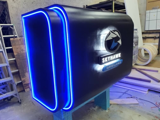 Display Counter With Lighting