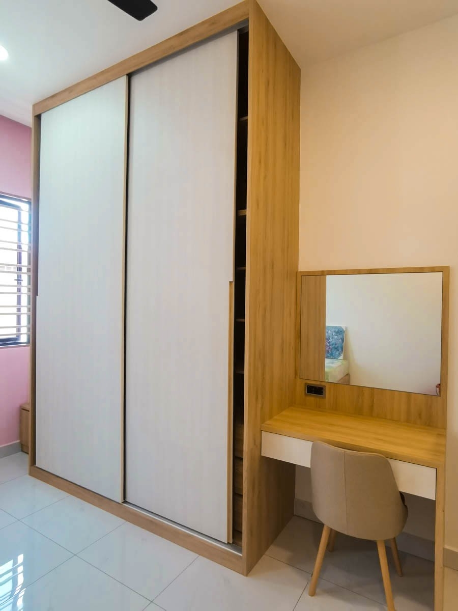 Bedroom Wardrobe & Dresser Design- Interior Design Ideas-Renovation-Residential- Pekan Nanas Johor Bedroom Design Residential Design Interior Design