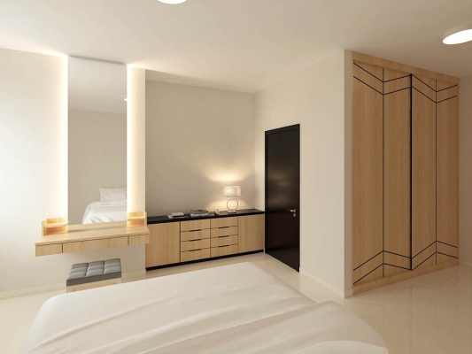 Bedroom Wardrobe & Dresser Design- Interior Design Ideas-Renovation-Residential-Johor Bahru