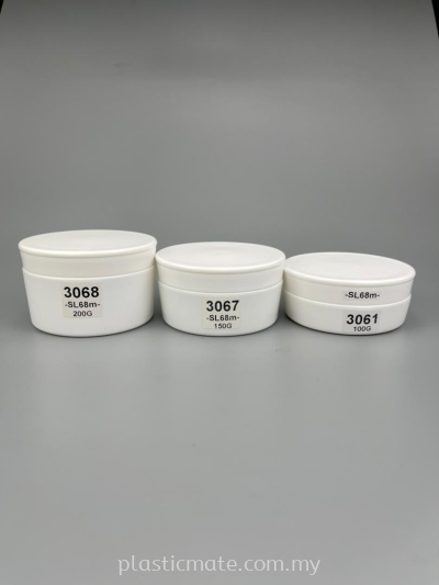 100-200g Cosmetics Jar  : 3068 & 3067 & 3061