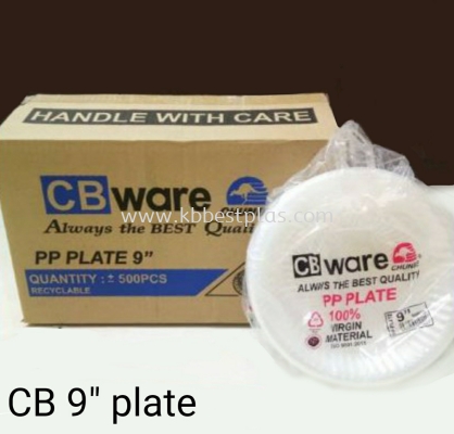 CB 9'' Plastic Plate 50's+/-