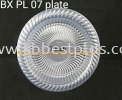 BX PL 07'' Plastic Plate 50's+/- Disposable Plastic Product