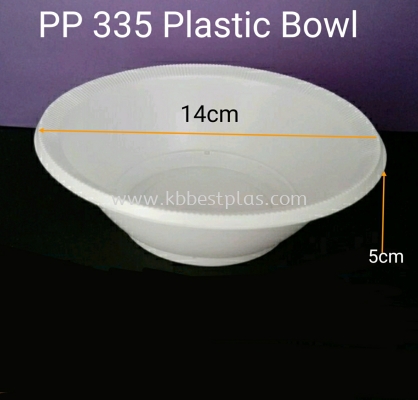 PP335 Plastic Bowl 50's+/-
