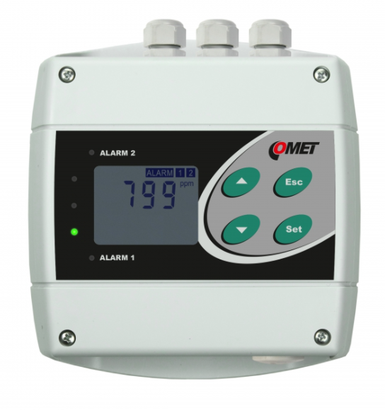 comet h5024 co2 concentration transmitter with two relay outputs