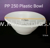 PP250 Platic Bowl 50's+/- Disposable Plastic Product