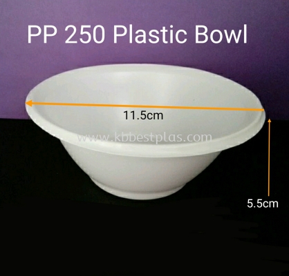PP250 Platic Bowl 50's+/-