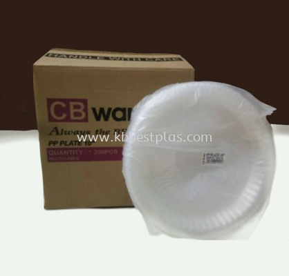 CB 10" Plastic Plate 30's+/-