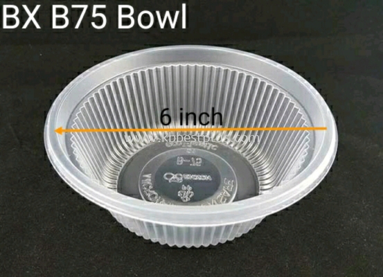 BX B75 Plastic Bowl 100's+/-