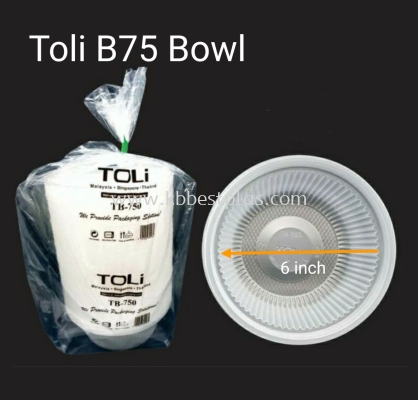 Toli B75 Plastic Bowl 100's+/-