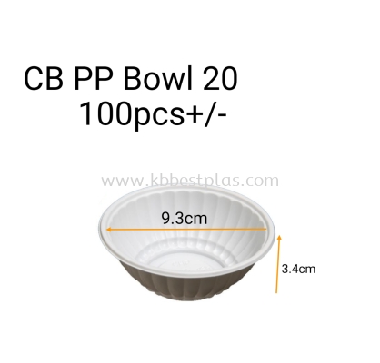 CB PP Bowl 20 100's+/-