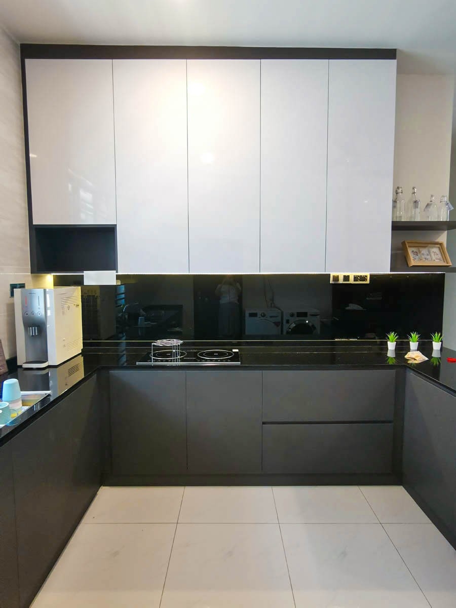 Kitchen Area Dry&Wet Kitchen Cabinet Modern Interior Design Ideas-Renovation-Residential- Pekan Nanas Johor Kitchen Area Dry&Wet Kitchen Cabinet Modern Interior Design Ideas-Renovation-Residential- Pekan Nanas Johor Kitchen Design Residential Design Carpentry Work - Customize Carpentry Work