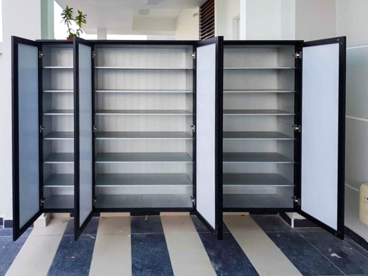 Shoe Cabinet Modern Interior Design Customized Furniture Renovation Johor Bahru Skudai Permas Jaya