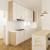 THE CLOVER ,PENANG KITCHEN CABINET -MELAMINE DOOR  KITCHEN CABINET 