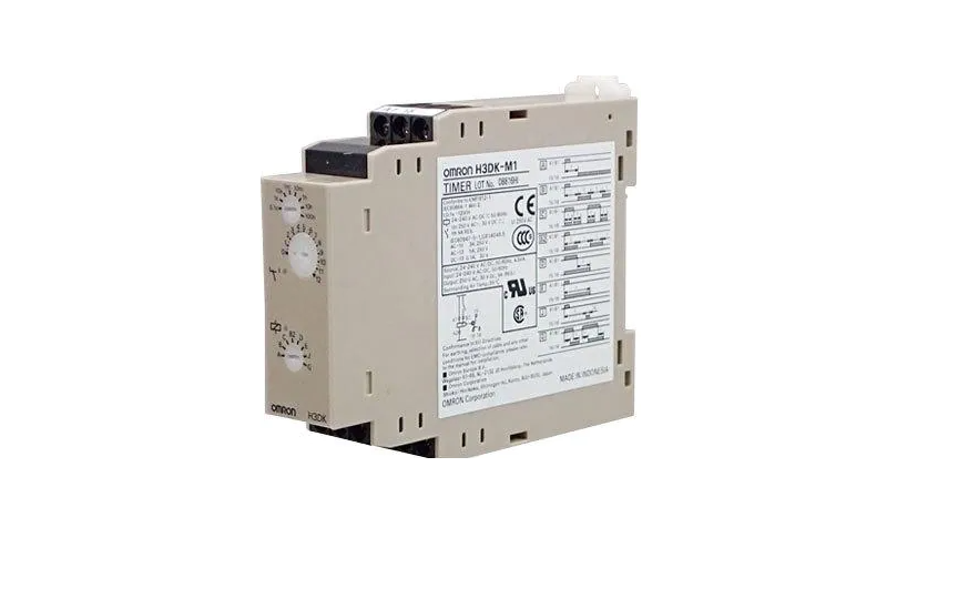 OMRON H3DK-H DIN Track-mounted, 22.5-mm-width Standard Timer Series