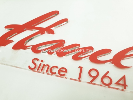 Laser Cut Acrylic Signage - Retail Store