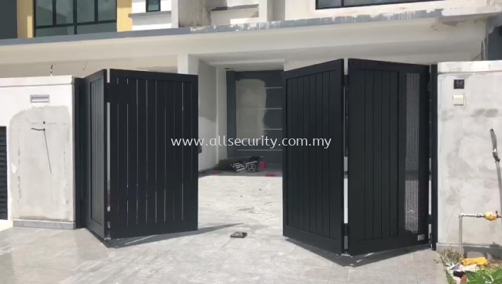 ALUMINIUM TRACKLESS FOLDING GATE