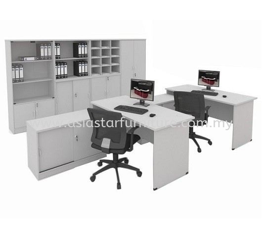 5' OFFICE TABLE | STUDY TABLE | COMPUTER TABLE C/W SIDE CABINET SET - office table Promotion Offer Set | office table set Pcuhong Jaya | office table set Setia Walk Puchong | office table set Bandar Puteri Puchong