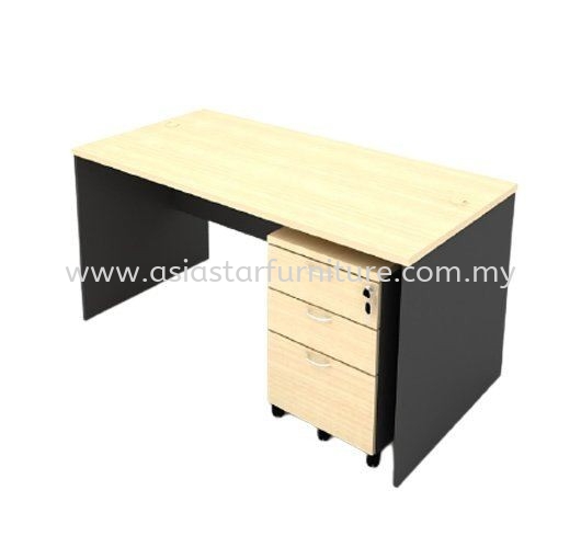 4' Meja Pejabat/Tulis | Meja Computer | Meja Belajar Dengan Laci Meja beroda 3D(Warna Maple) - meja pejabat/computer Kajang | meja pejabat/computer Semenyih | meja pejabat/computer Bangi | meja pejabat/computer Nilai | meja pejabat/computer Seremban