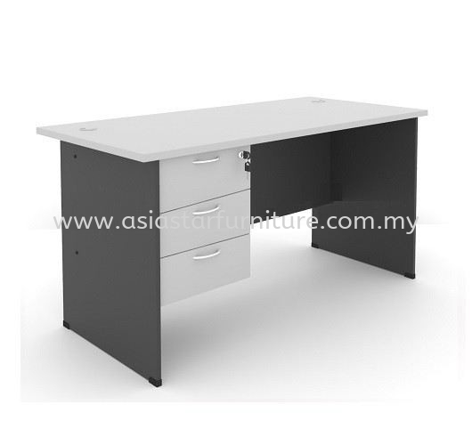 4' Office Table/desk | Study Table | Computer Table c/w Hanging Drawer (Color Grey) - study/office table Seri Kembangan | study/office table Sri Petaling | study/office table Sungai Besi | study/office table Serdang | study/office table Gombak