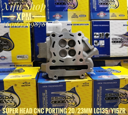 SUPER HEAD CNC PORTING 20/23MM ESPADA LC135 /Y15ZR HD00114 C-ANEEE 