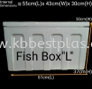 Fish Box "L"(Large Size) Insulated Ice Box & Polyfoam Ice Box & Polystyrene Foam