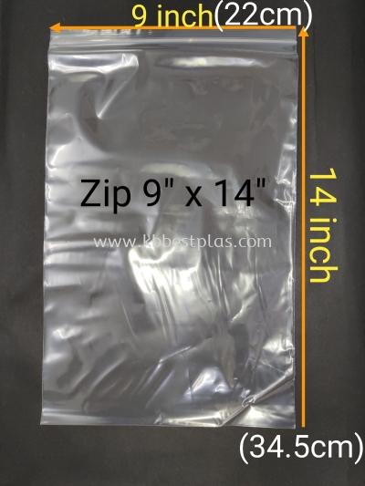 Zip 9"x14" 100pcs+/