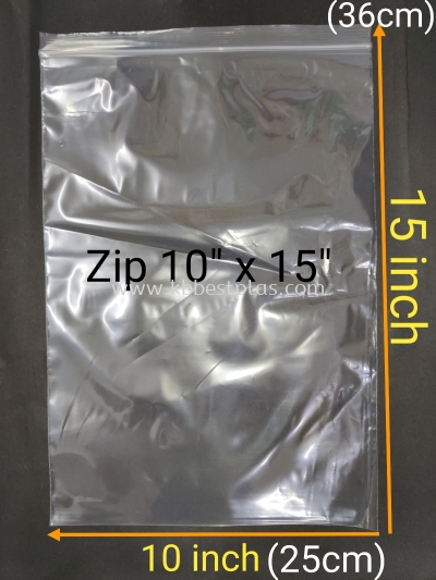 Zip 10"x15" 100pcs+/-