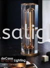 DESIGNER TABLE LAMP ( PRE-ORDER) CRYSTAL GLASS Glass / Metal Design Table Lamp TABLE LAMP