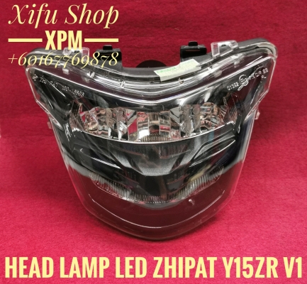 HEAD LAMP LED ASSY ZHI-PAT 100%ORIGINAL Y15ZR V1 