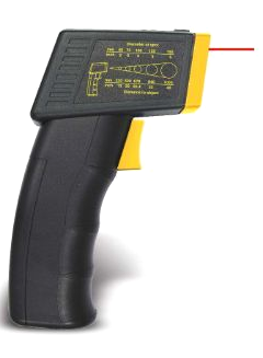 LUTRON TM-958 INFRARED THERMOMETER, mini type, emissity adjustment, laser target