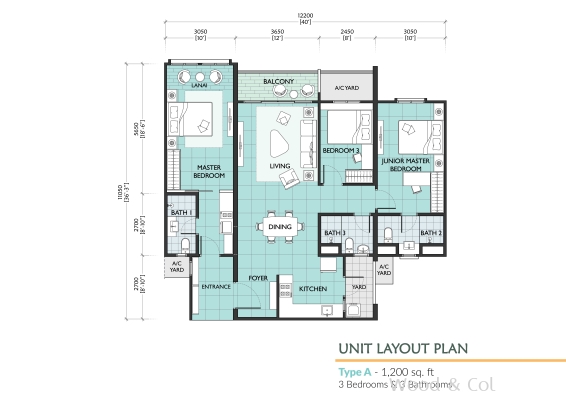 The Amarene-Floor Plan