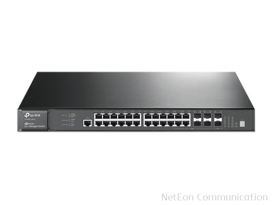 TP-Link T2700G-28TQ JetStream 28-Port Gigabit Stackable L2+ Managed Switch