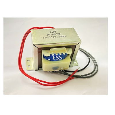 Transformer 12V-0-12V (100VA)