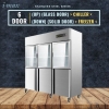 6 Door Chiller Freezer 2 in 1 (Chiller Freezer) Series Stainless Steel Series