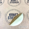 Brow Kraft Sticker Sticker & Label