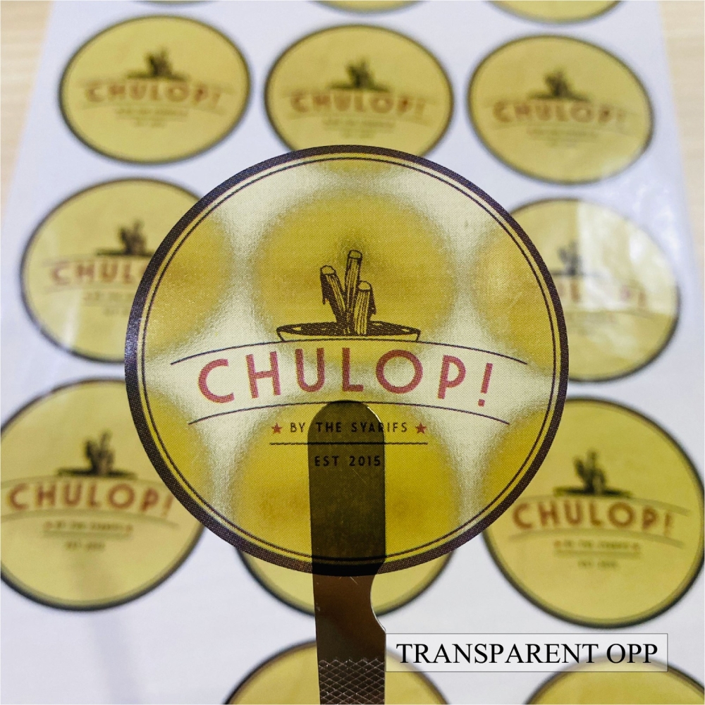 Transparent Opp Sticker Transparent Sticker Sticker & Label Johor Bahru ...